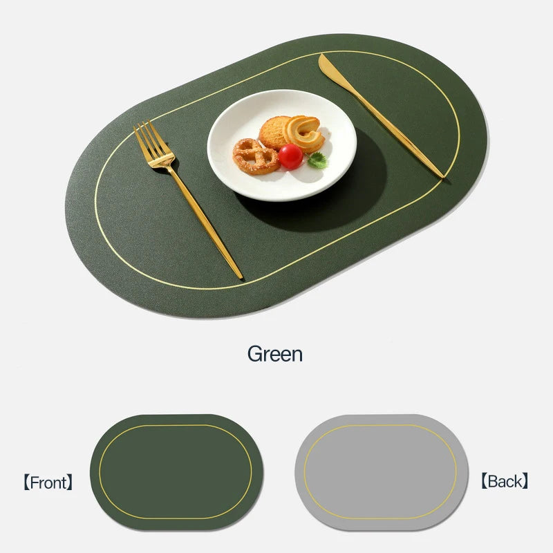 Leather Placemats Set of 6
