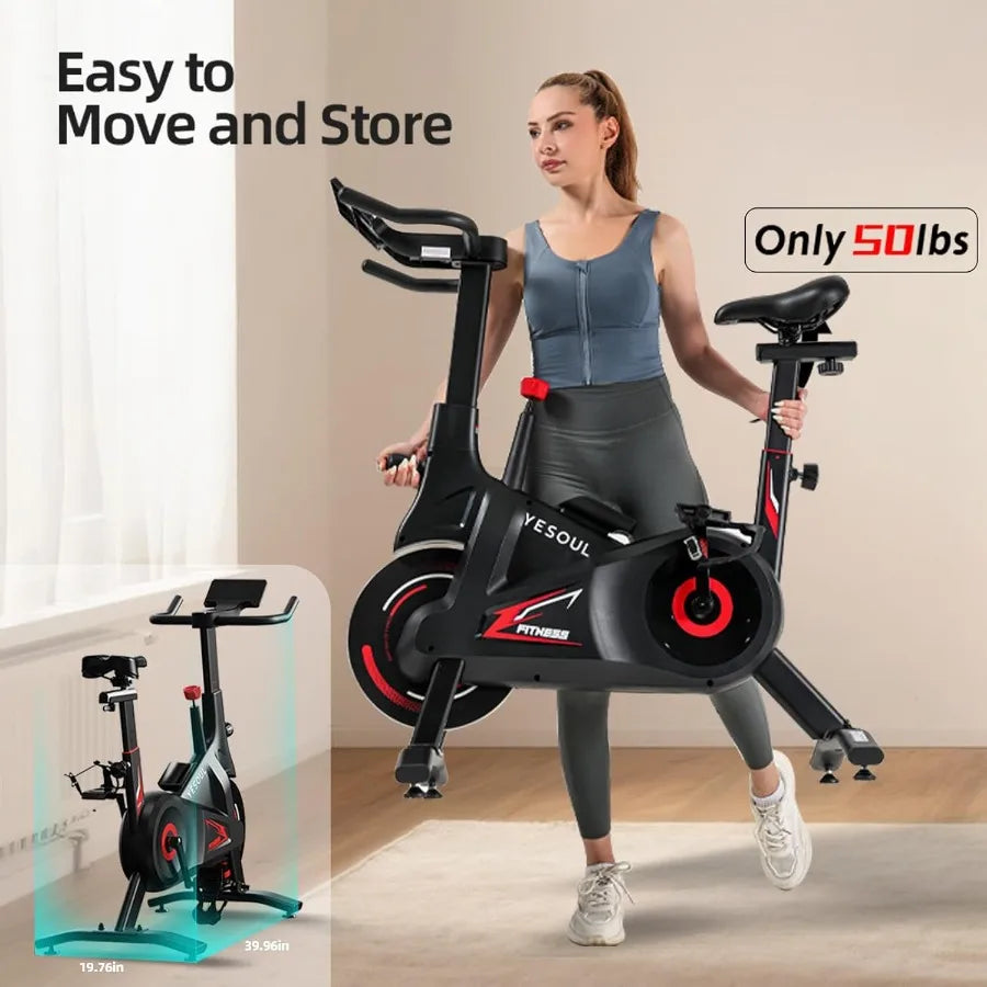 Indoor Cycling Bike With Smart App-Integrated Resistance