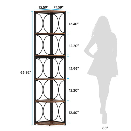 Modern Corner Bookshelf