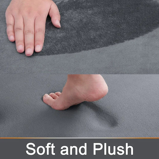 Non-Slip Silicone Memory Foam Bath Mat