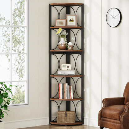 Modern Corner Bookshelf