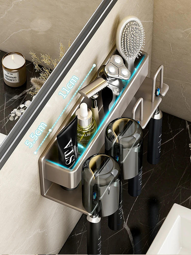 Electric Toothbrush Storage Rack Cup Storage Set