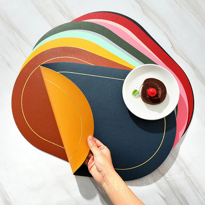 Leather Placemats Set of 6