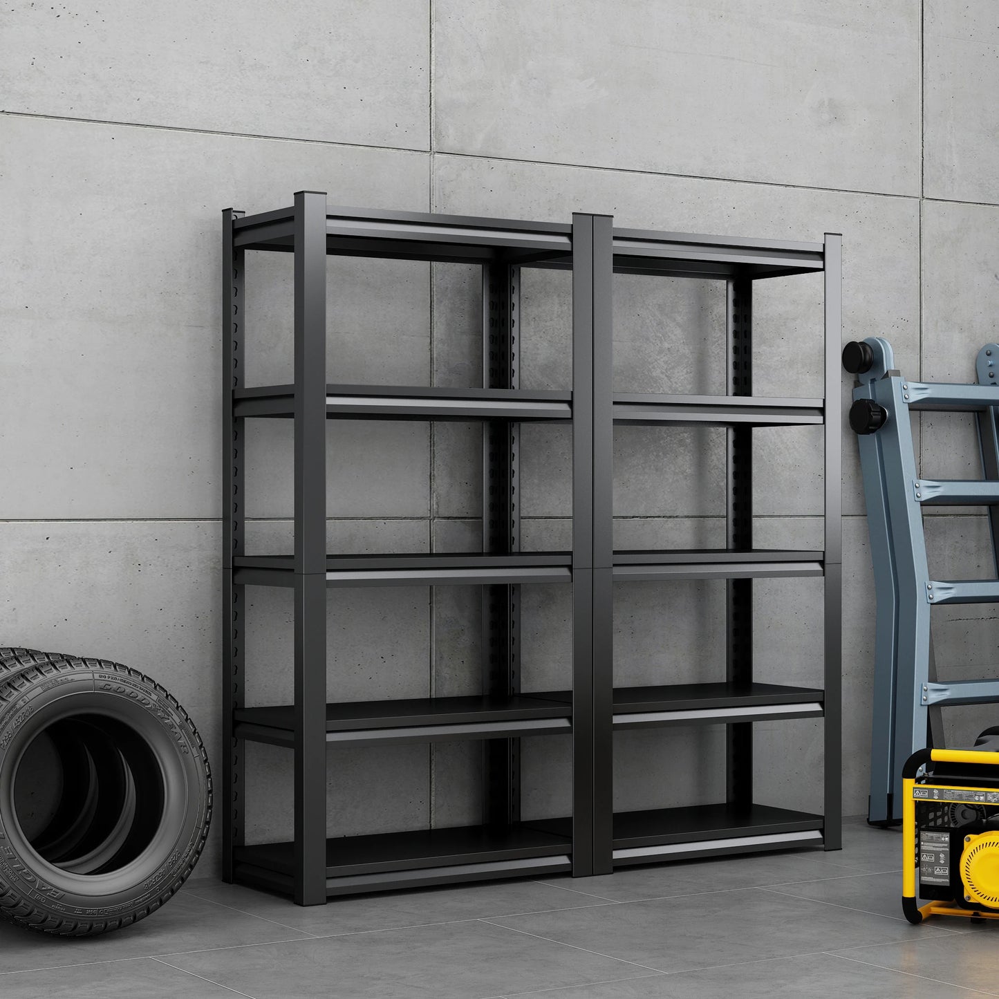 2000lbs Heavy-Duty Adjustable Garage Shelf Storage Rack