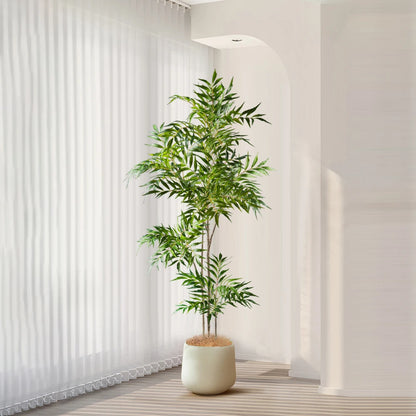 Artificial Palm Tree with Nandina Leaves