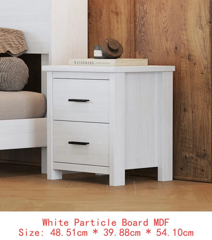 Vintage Queen Bedroom Set With Bed Nightstands Dresser