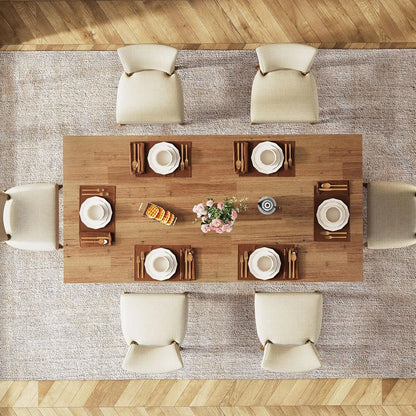 63-Inch Farmhouse Rectangular Dining Table