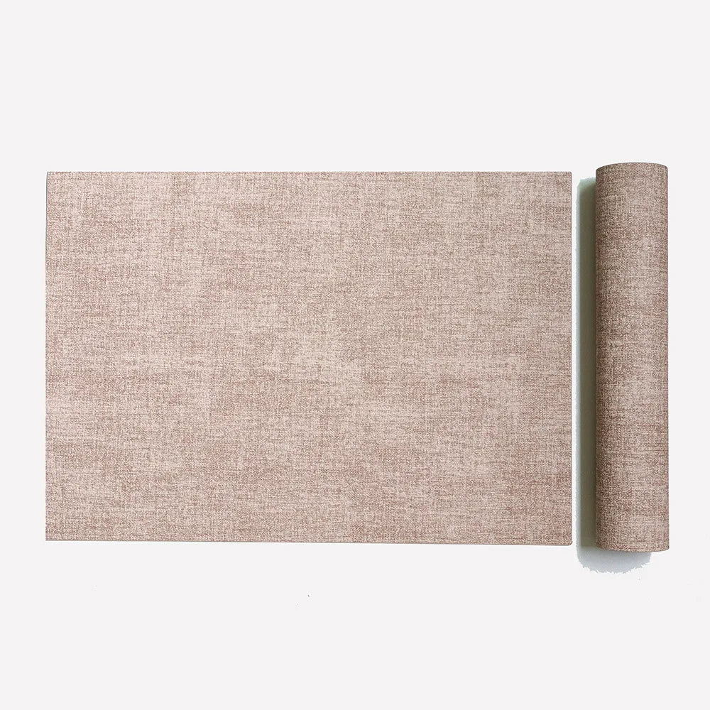 Placemats Set of 6  Faux Leather