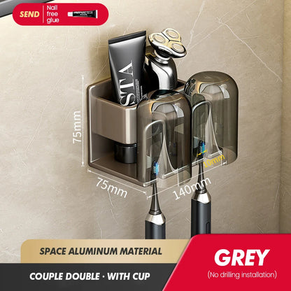 Electric Toothbrush Storage Rack Cup Storage Set