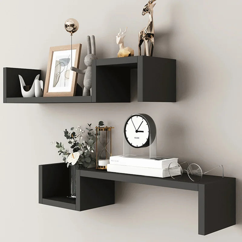 2‑Piece Floating Wall Shelf With Strong Support