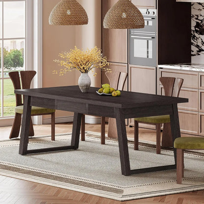 Dining Table with Storage Drawer for Dining Room
