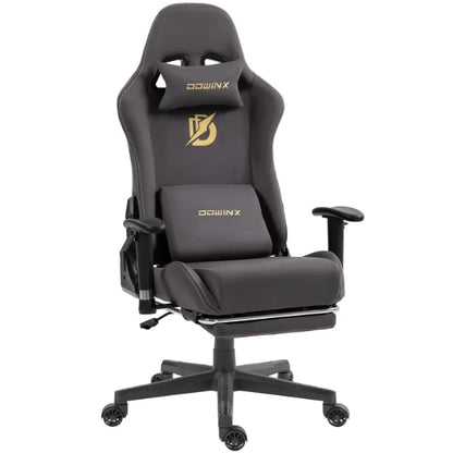 Gaming Chair With Massage Lumbar Footrest