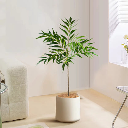 Artificial Palm Tree with Nandina Leaves