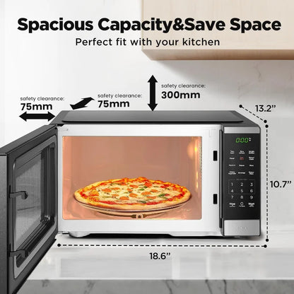BLACK Countertop Microwave Oven
