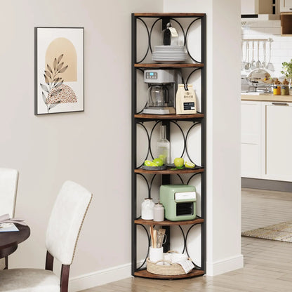 Modern Corner Bookshelf