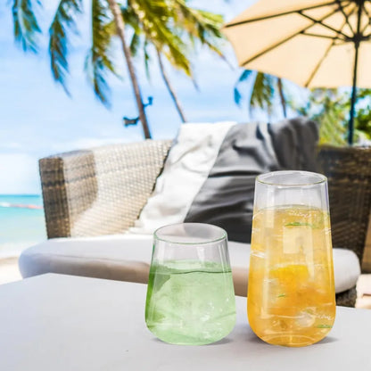 Set Of Eight 14oz Highball Glasses Elegant