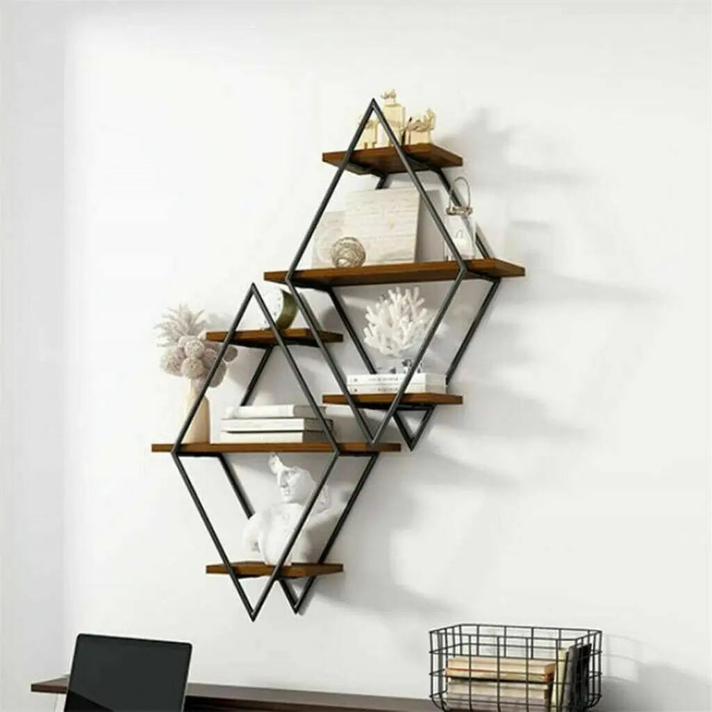 Wall Mounted Wooden Floating Shelf