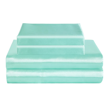 Silky Satin Cooling Soft Bed Sheet Set