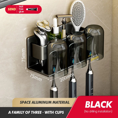 Electric Toothbrush Storage Rack Cup Storage Set