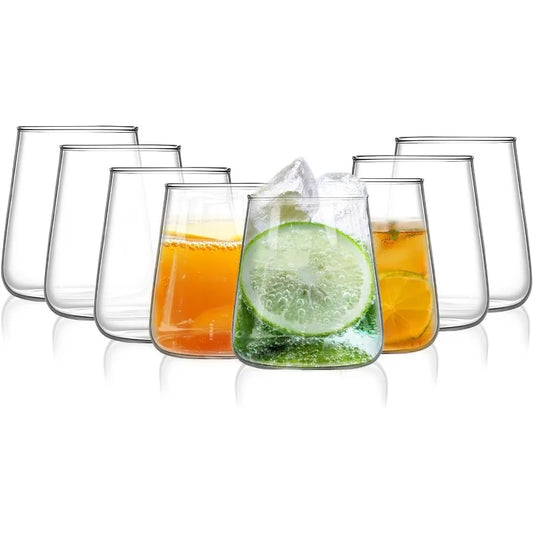 Set Of Eight 14oz Highball Glasses Elegant
