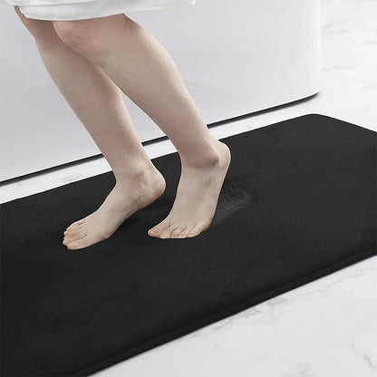 Non-Slip Silicone Memory Foam Bath Mat