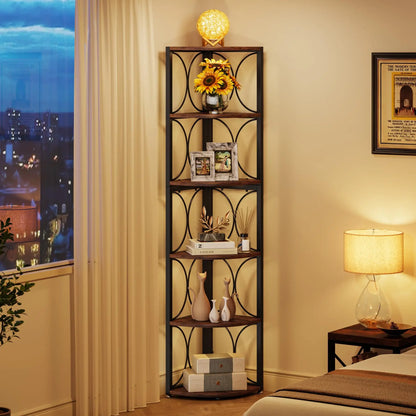 Modern Corner Bookshelf