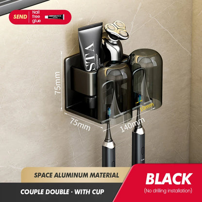 Electric Toothbrush Storage Rack Cup Storage Set