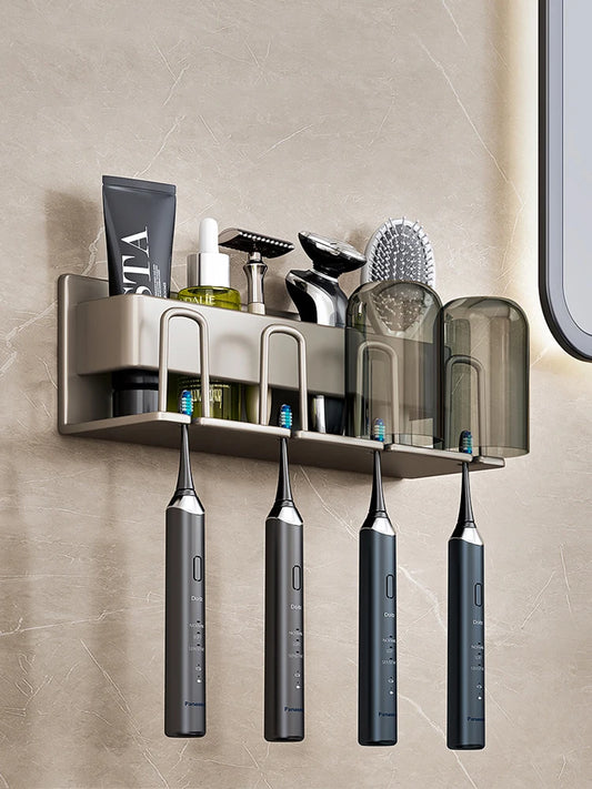 Electric Toothbrush Storage Rack Cup Storage Set