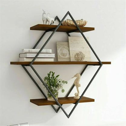Wall Mounted Wooden Floating Shelf