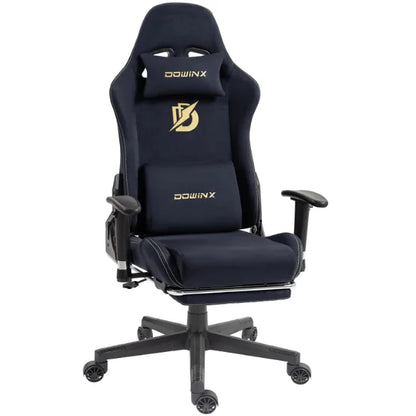 Gaming Chair With Massage Lumbar Footrest