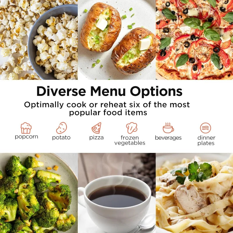 BLACK Countertop Microwave Oven