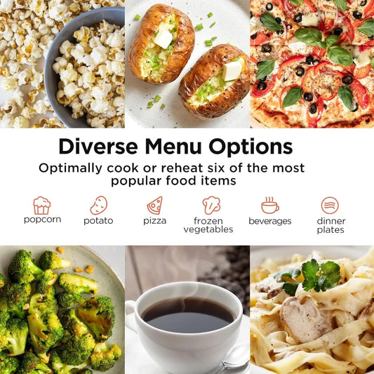 BLACK Countertop Microwave Oven