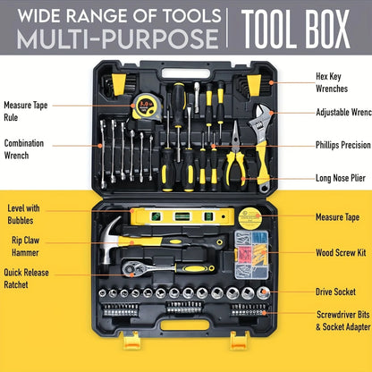 108-Piece Multi-Purpose Tool Set with Storage Box