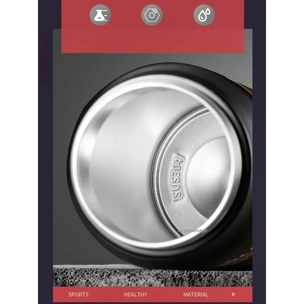 26oz Stainless Steel Vacuum Thermos Bottle with Straw