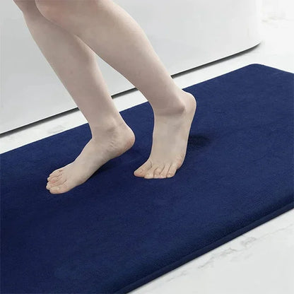 Non-Slip Silicone Memory Foam Bath Mat