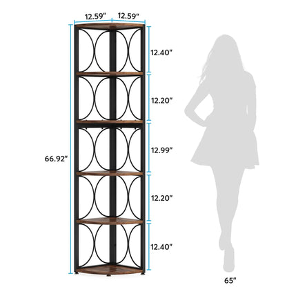 Modern Corner Bookshelf