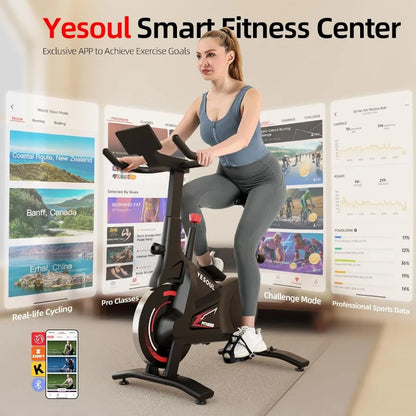 Indoor Cycling Bike With Smart App-Integrated Resistance
