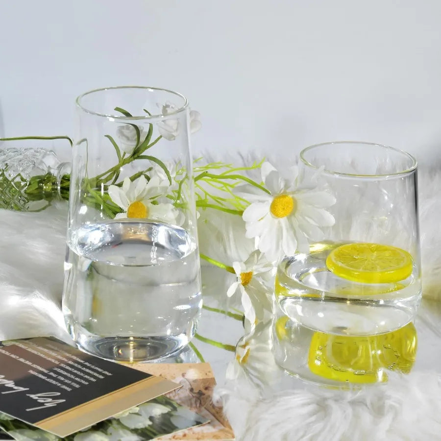 Set Of Eight 14oz Highball Glasses Elegant