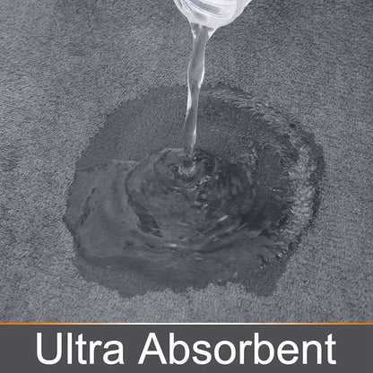 Non-Slip Silicone Memory Foam Bath Mat