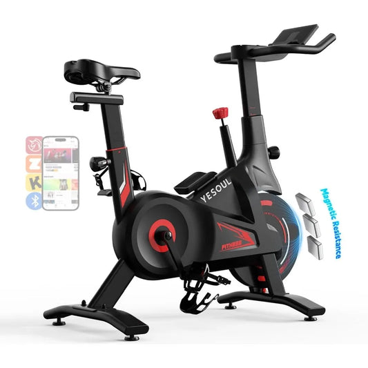 Indoor Cycling Bike With Smart App-Integrated Resistance
