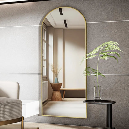 Full Body Floor Mirror with Bracket