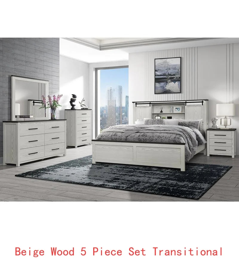 5-Piece King Size Bedroom Furniture Set