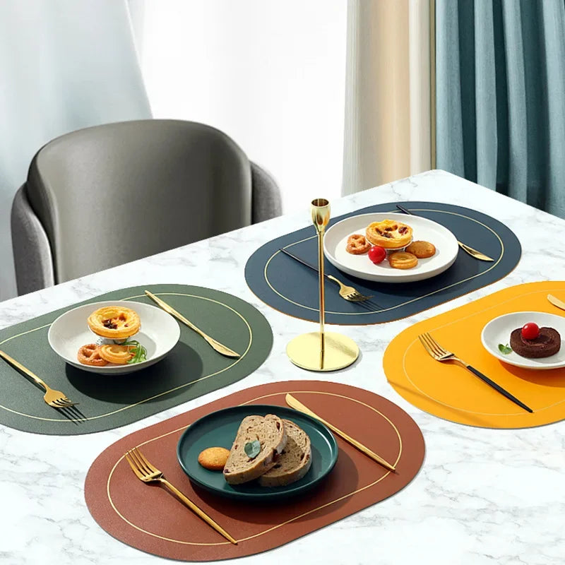 Leather Placemats Set of 6