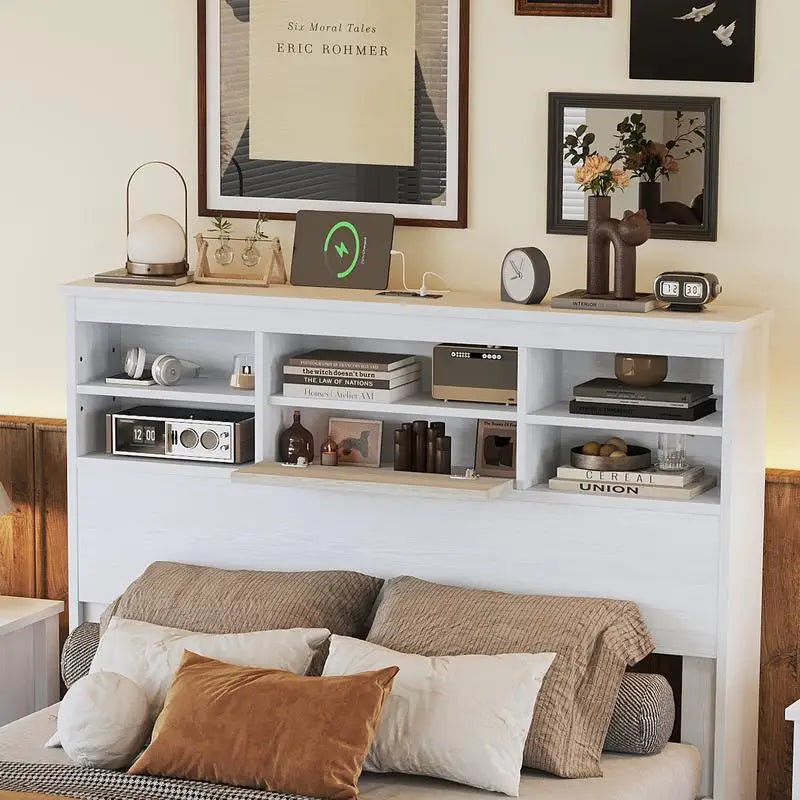 Vintage Queen Bedroom Set With Bed Nightstands Dresser