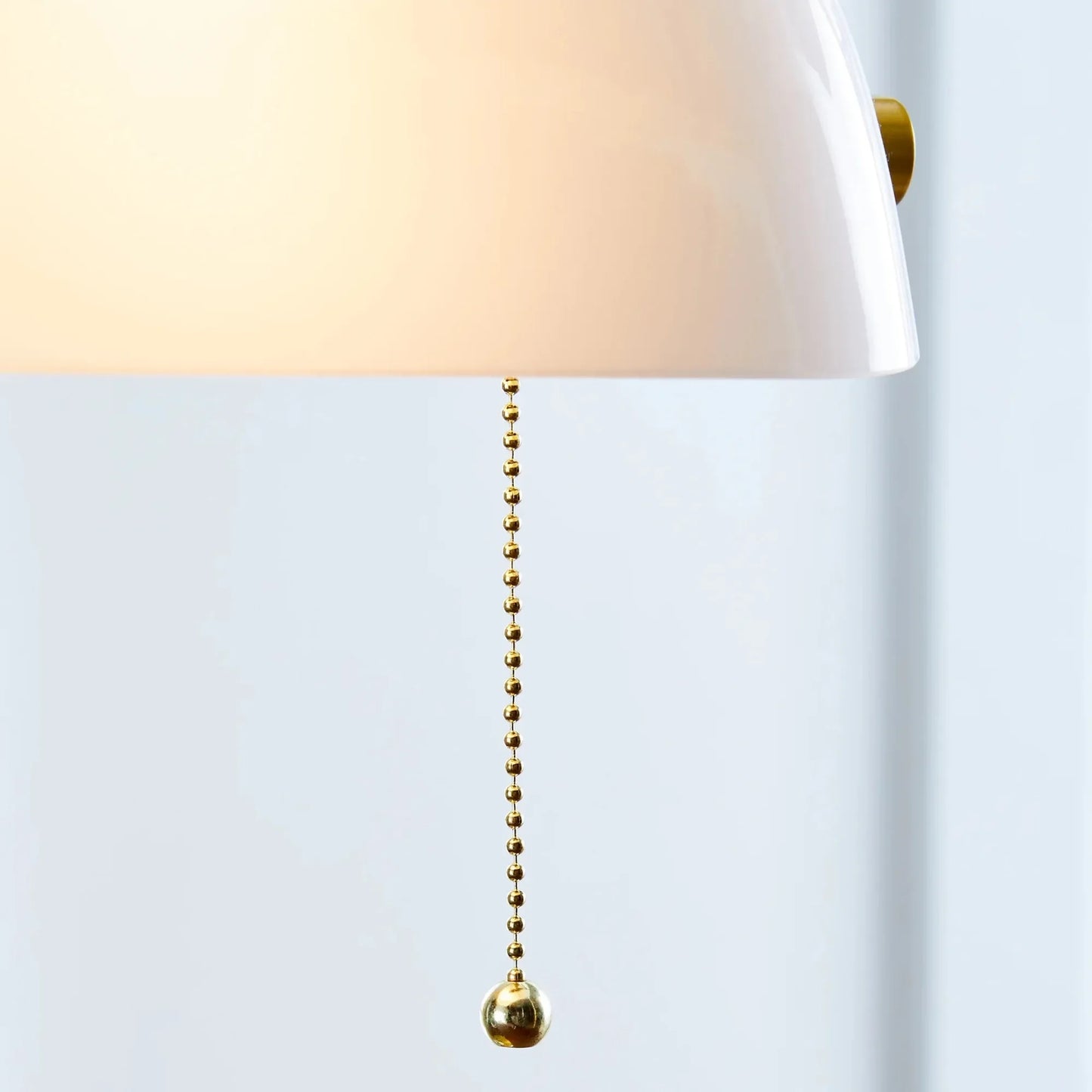 19" Gold/White Modern Desk Lamp