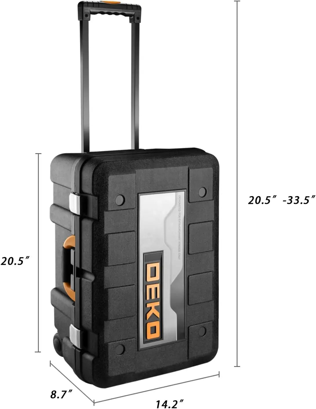 258-Piece Tool Kit with Rolling Toolbox