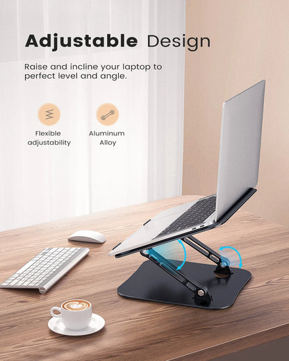 Portable 11‑16‑Inch Adjustable Aluminum Laptop Stand
