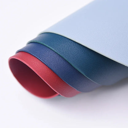 2/4/6-Piece Faux Leather Round Placemats With Coasters