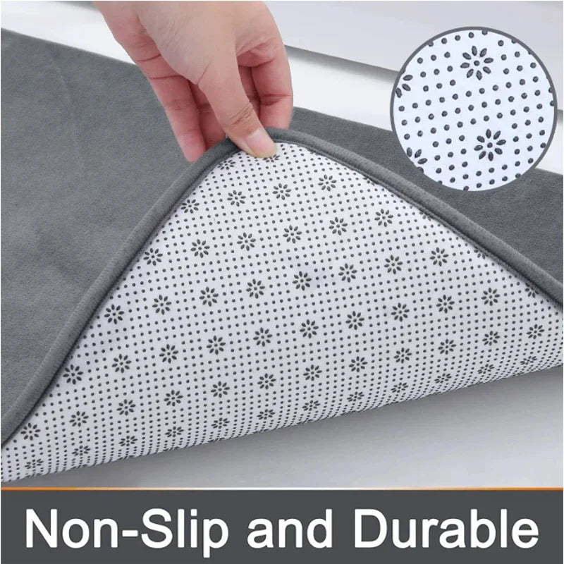 Non-Slip Silicone Memory Foam Bath Mat